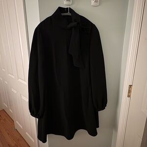 Valentino Classic Black Long Sleeve Dress